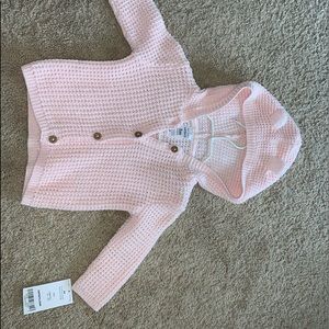 Baby girl Hooded knit sweater